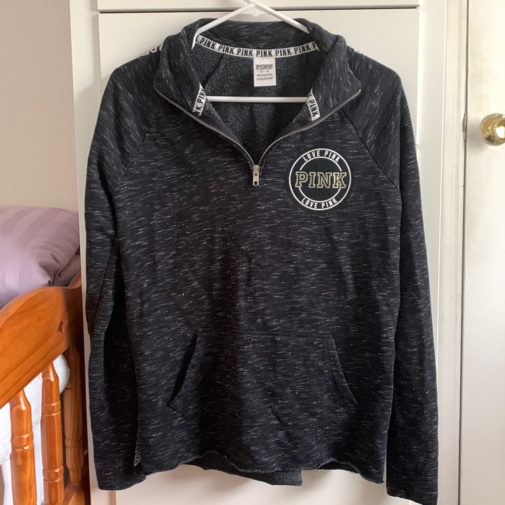 victoria secret’s PINK quarter zip up